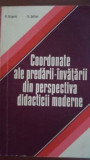 Coordonate ale predarii-invatarii din perspectiva didacticii moderne-B. Grigoriu,D. Safran