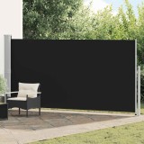 vidaXL Copertină laterală retractabilă, negru, 160x500 cm 45460