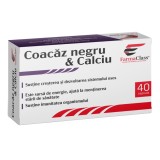Coacaz negru &amp; Calciu, 40 capsule, FarmaClass