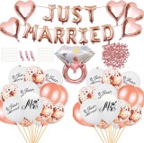 Cumpara ieftin Set de baloane Just Married NOU