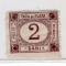 Romania 1881 Taxa de plata tipar brun ( 2 ) 2 bani