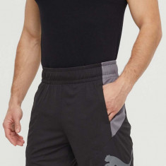 Puma pantaloni scurți de antrenament Favourite culoarea negru 522354