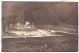 5557 - SLANIC Prahova, Salt mine, wagon lines ( 17/11 ) - old real Photo - 1918, Romania 1900 - 1950, Sepia