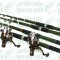 Set 4 lansete telescopice COOL ANGEL 3.6m ,cu 4 mulinete GP540