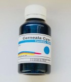 Cerneala refill pentru reumplere cartus HP 650 CZ102AE Cyan 100ml, InkMate