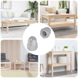 vidaXL Nucă 2 pcs Argintiu M6 x 10 mm Fier 864601