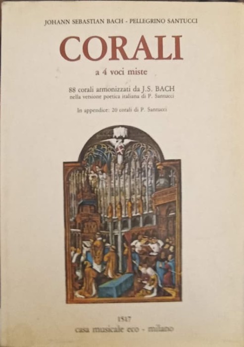 CORALI A 4 VOCI MISTE-JOHANN SEBASTIAN BACH-239112
