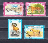 A12 S2 6 - Timbre foarte vechi - Afganistan - animale salbatice