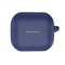 Husa protectie casti wireless, THD, compatibila Samsung Galaxy Buds3 Pro, Samsung Galaxy Buds3, albastra