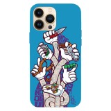 Husa compatibila cu Apple iPhone 14 Plus model Pick your weapon, Silicon, TPU, Viceversa, Transparent, Carcasa