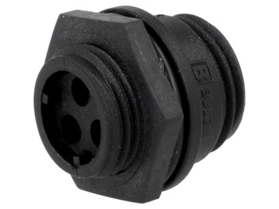 Conector circular mamă 3 pini IP68 foto