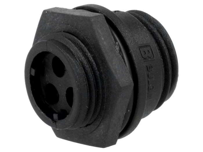 Conector circular mamă 3 pini IP68