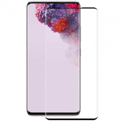 Folie Protectie Ecran Enkay pentru Samsung Galaxy S20 G980 / Samsung Galaxy S20 5G G981, Sticla securizata, Full Face, Edge Glue foto