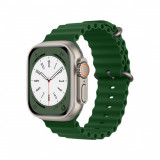 Cumpara ieftin Curea pentru Apple Watch 1/2/3/4/5/6/7/8/SE/SE 2 (38/40/41mm) Techsuit Watchband (W038) Army Green