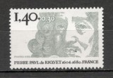 Franta.1980 300 ani moarte P.P.Riquet-constructor SF.930, Nestampilat