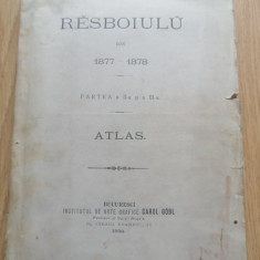 Resboiulu din 1877 - 1878, Atlas, Carol Göbl, Bucuresci, 1898 - 23 de harti