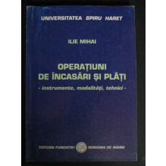 Operatiuni de incasari si plati