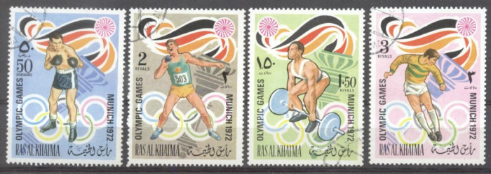 Ras Al Khaima 1972 Sport, Olympics, used AS.037