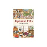 Japanese Cats - 12 Blank Note Cards: In 6 Original Illustrations by Setsu Broderick with 12 Envelopes in a Keepsake Box