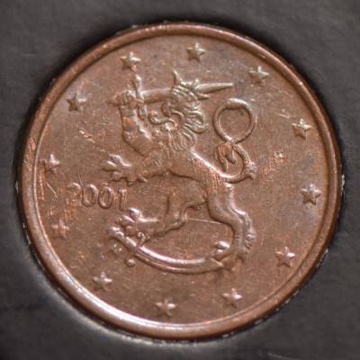 5 euro cent Finlanda 2001 foto
