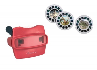 Dream viewer, diapozitive nostalgice cu povesti, Egmont Toys Cosmos, dinozauri, animale foto