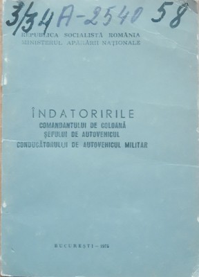 Indatoririle Comandantului De Coloana Sefului De Autovehicul Conducator De Autovehicule Militar foto