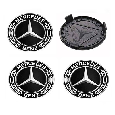 Set 4 capacele roti 75mm, pentru jante aliaj Mercedes foto