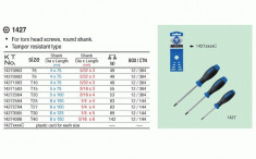 Cheie torx, cu orificiu, T27 x 100mm 138235 - CTC9214 foto