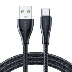 Cablu USB Joyroom - USB C 3A Seria Surpass Pentru încărcare Rapidă și Transfer De Date 3 M Negru (S-UC027A11) S-UC027A113B