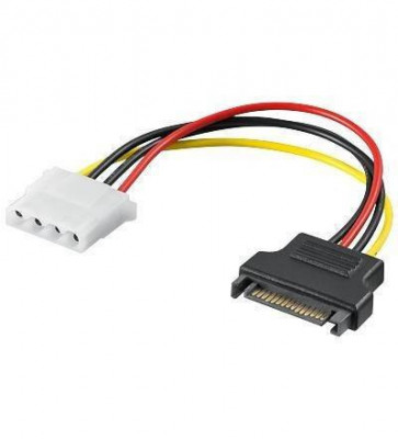 Cablu adaptor alimentare mama sata la mama 5.25 molex Goobay foto