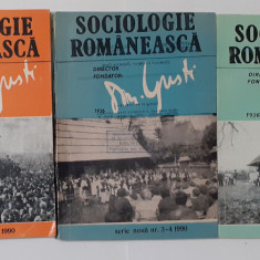 Revista Sociologie Romaneasca Nr. 1-2 si 3-4 din 1990 + 5-6 din 1991 (3 Reviste)