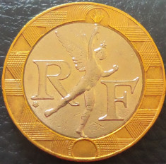 Moneda bimetal 10 FRANCI - FRANTA, anul 1991 *cod 795 A foto