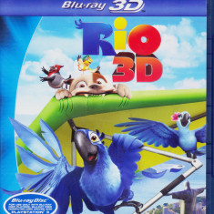 Film Blu Ray 3D animatie: Rio (original, cu dublare si subtitrare in lb. romana)