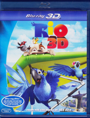 Film Blu Ray 3D animatie: Rio (original, cu dublare si subtitrare in lb. romana) foto