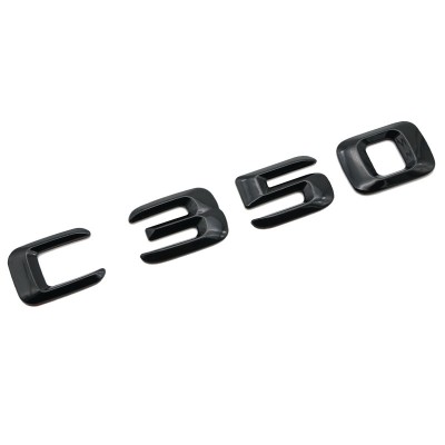 Emblema C 350 Negru, pentru spate portbagaj Mercedes foto