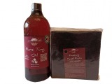 Prep&#039;N&#039;Shine-Pure Tung Oil &amp; Hand Pad&rsquo;s Hard Abrasive negru, 1000 ml