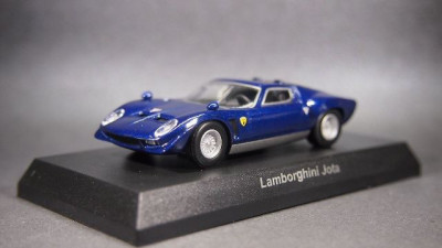 Lamborghini Jota albastru, 1:64 Kyosho foto