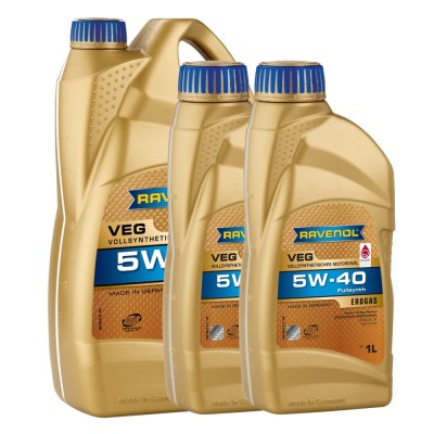 Pachet 7 litri Ulei Ravenol VEG 5W40 foto