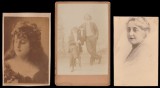 1895-1942 Lot 6 fotografii portret (2 foto cabinet) ateliere vechi romanesti