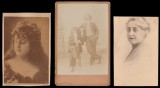 1895-1942 Lot 7 fotografii portret (2 foto cabinet) ateliere vechi romanesti