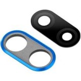 Geam Camera Huawei P20, Rama Inclusa, Albastru