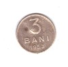 Moneda 3 Bani 1953, Lovita, Curata - Numismatica Romania