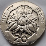 20 pence 2022 Saint Helena and Ascension, Ebony flower, km#21, unc