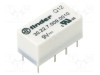 Releu electromagnetic FINDER DPDT 9V 3A pentru PCB