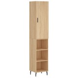 Cumpara ieftin Dulap inalt, stejar sonoma, 34,5x34x180 cm, lemn prelucrat
