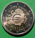 2 euro Cipru - 2012 - 10 ani de euro (aUNC)