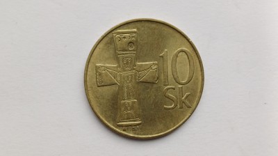 Slovacia -10 Coroane 1993 foto