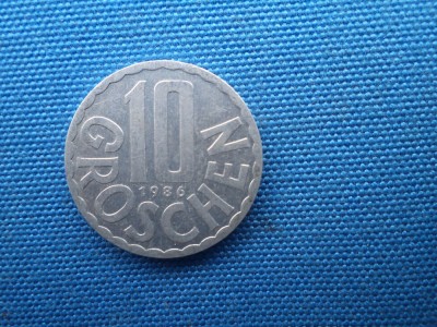 10 GROSCHEN 1986 AUSTRIA foto