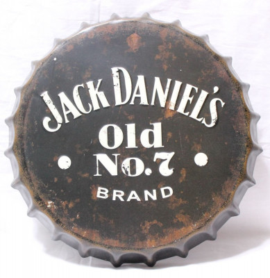 Capac metal decorativ perete Jack Daniel&amp;#039;s Old No. 7 - 35 cm foto