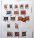 Polonia 1920&ndash;1923 &ndash; Lot 16 timbre clasice interbelice, primele emisiuni ale Republicii Polone